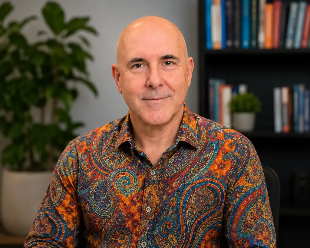 David Hennessy, Clinical Psychologist, in his Varsity Lakes psychology practice